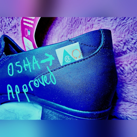 Nurses! CUTE & COMFY work shoes! NWTIB Steel-toe, xtra cushion, OSHA-approved - Picture 2 of 10